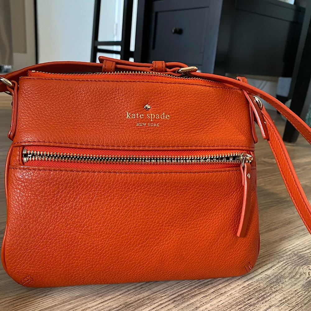 Orange Kate Spade Crossbody Bag